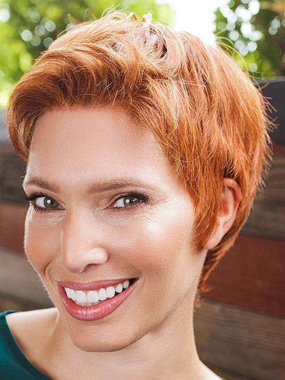 FIONA - EnvyHair Monofilament Top Crown Lace Front Wig Pixi Cut - Image Maker Wigs Online