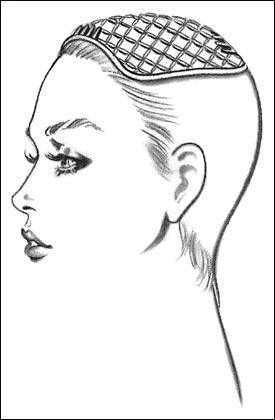 Hair topper Addition 6"x6" Wiglet Extension look of Love - Image Maker Wigs Online