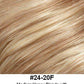 Human 16” hair extension Add Volume |Attachment Single large size snap comb clip for Temple Sides Crown | Look of Love - Image Maker Wigs Online