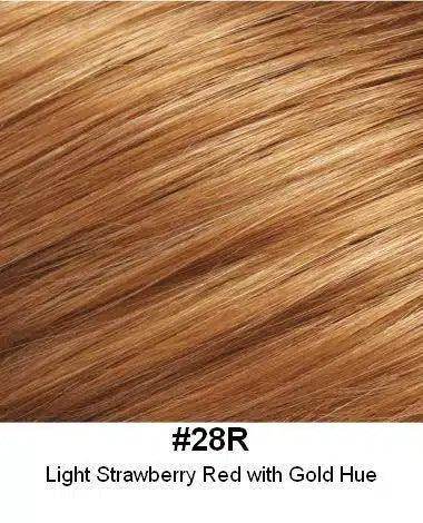 Human 16” hair extension Add Volume |Attachment Single large size snap comb clip for Temple Sides Crown | Look of Love - Image Maker Wigs Online