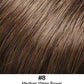 Human 16” hair extension Add Volume |Attachment Single large size snap comb clip for Temple Sides Crown | Look of Love - Image Maker Wigs Online