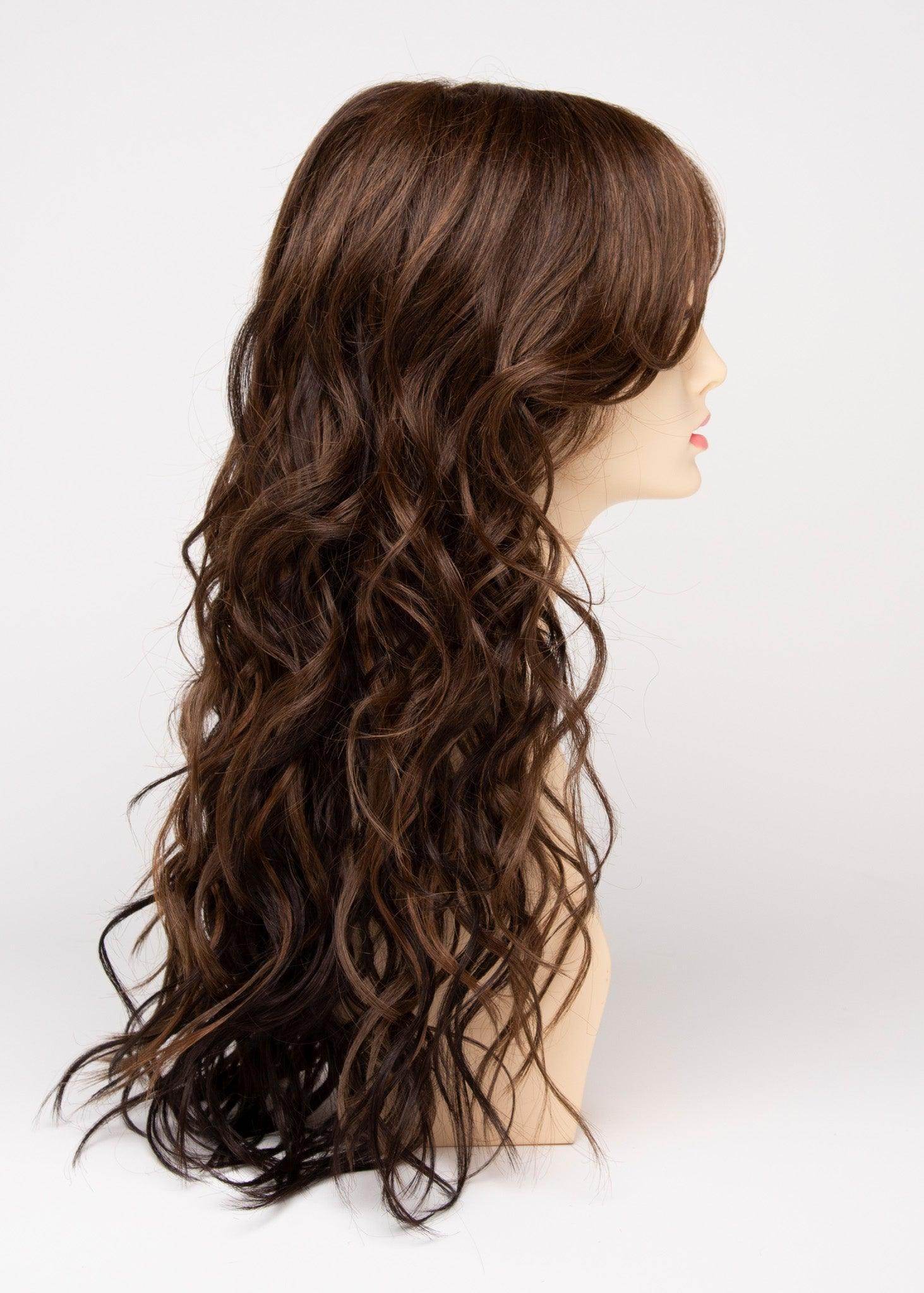 Krista - EnvyHair Human Hair Synthetic Blend Mono Top Wig by Envy - Image Maker Wigs Online