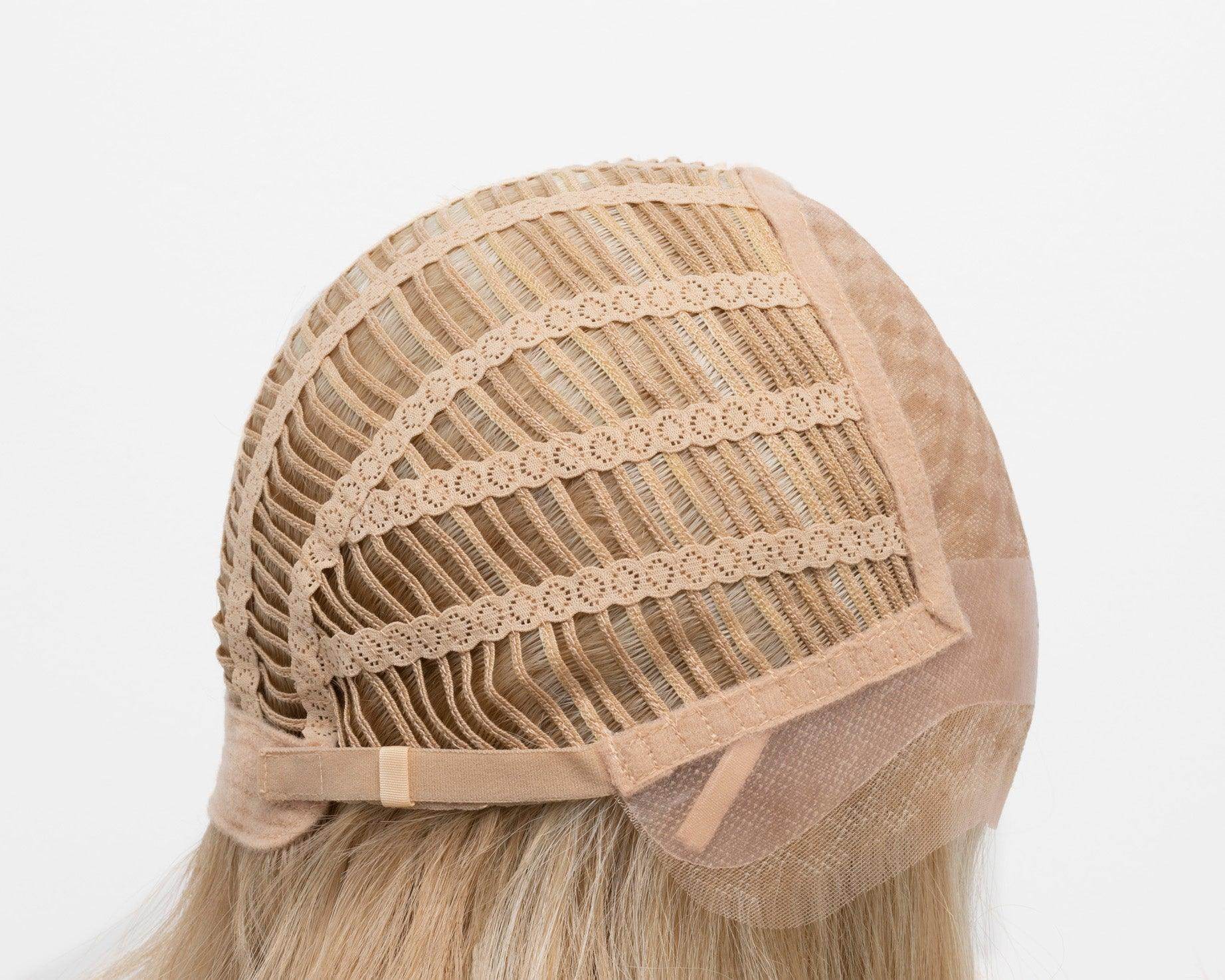Krista - EnvyHair Human Hair Synthetic Blend Mono Top Wig by Envy - Image Maker Wigs Online