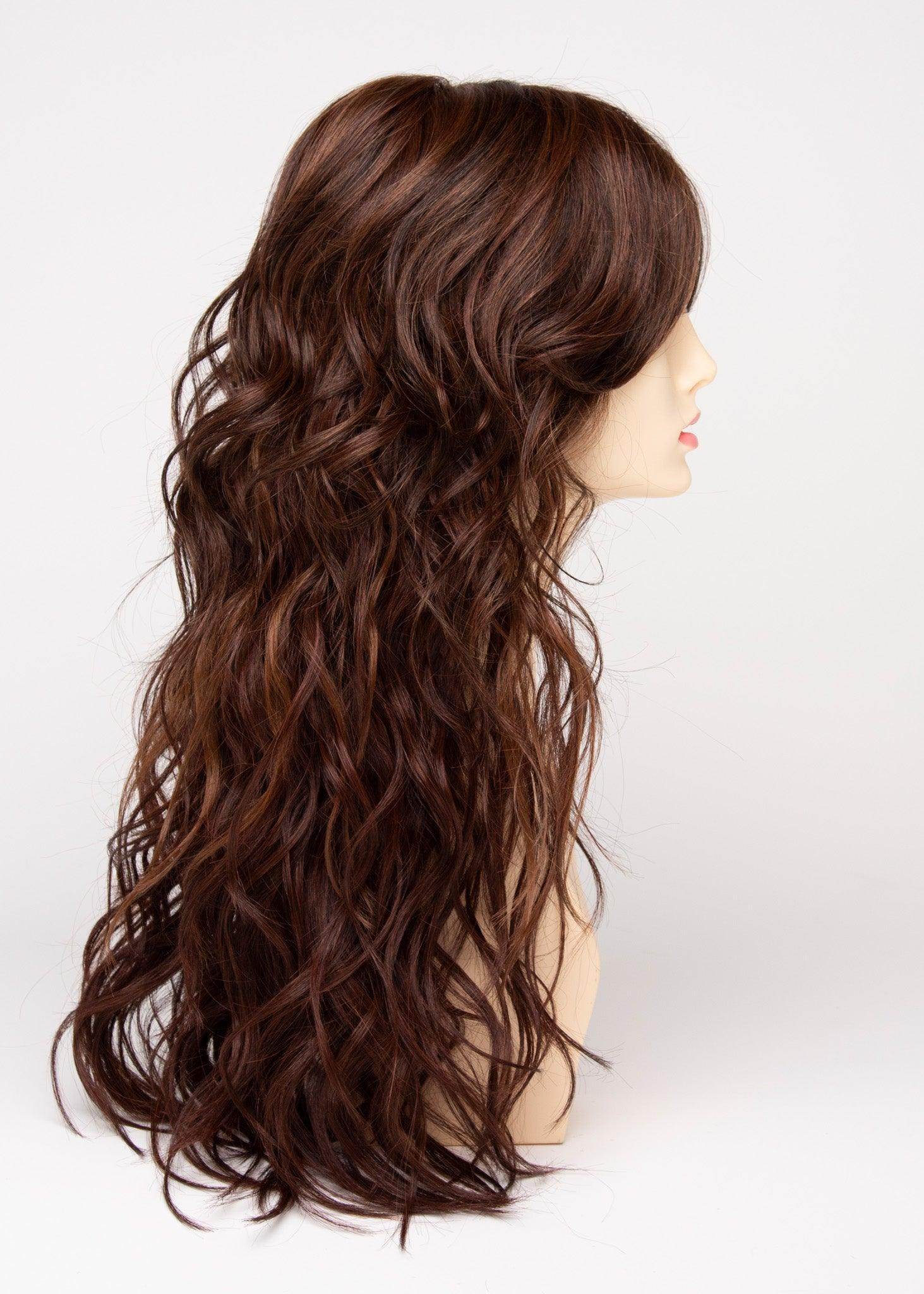Krista - EnvyHair Human Hair Synthetic Blend Mono Top Wig by Envy - Image Maker Wigs Online