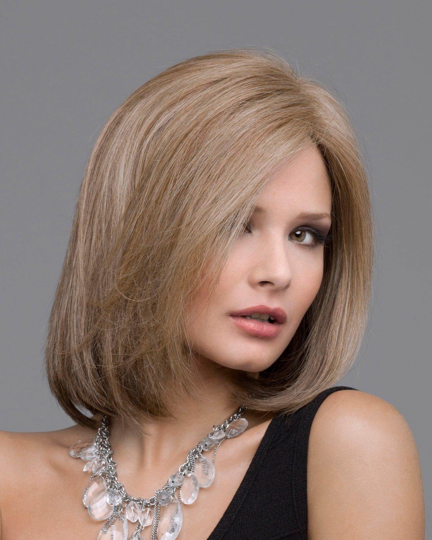 Lynsey - EnvyHair Human Hair Synthetic Blended Mono Top Wig by Envy - Image Maker Wigs Online