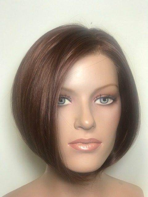 Mid - Length Bob Wig with Illusion Front Hairline | Heat - Resistant Futura Fiber | Hand - Tied Full | Look of Love - Image Maker Wigs Online