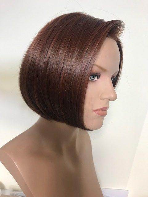 Mid - Length Bob Wig with Illusion Front Hairline | Heat - Resistant Futura Fiber | Hand - Tied Full | Look of Love - Image Maker Wigs Online