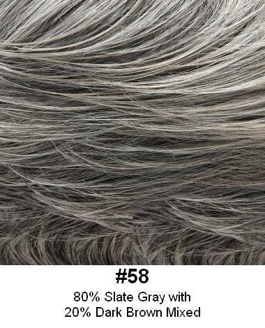 Natural Looking Demi 3/4 Wig Topper 9" Hair 8"x10" Base Look of Love - Image Maker Wigs Online