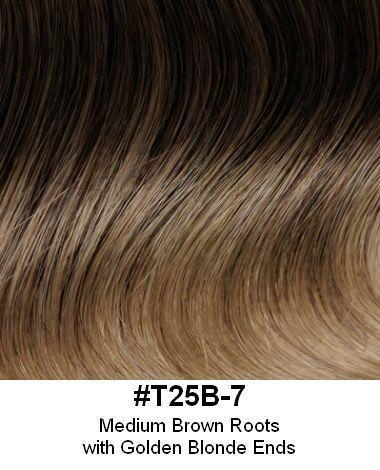 Natural Looking Demi 3/4 Wig Topper 9" Hair 8"x10" Base Look of Love - Image Maker Wigs Online