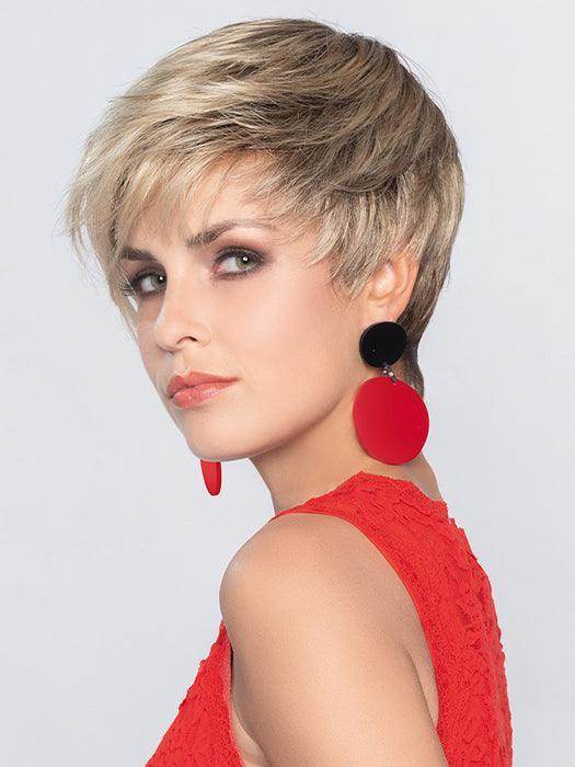Point Wig by Ellen Wille – Edgy Asymmetrical Cut, Mono Crown, Lightweight Synthetic - Image Maker Wigs Online