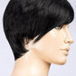 Point Wig by Ellen Wille – Edgy Asymmetrical Cut, Mono Crown, Lightweight Synthetic - Image Maker Wigs Online