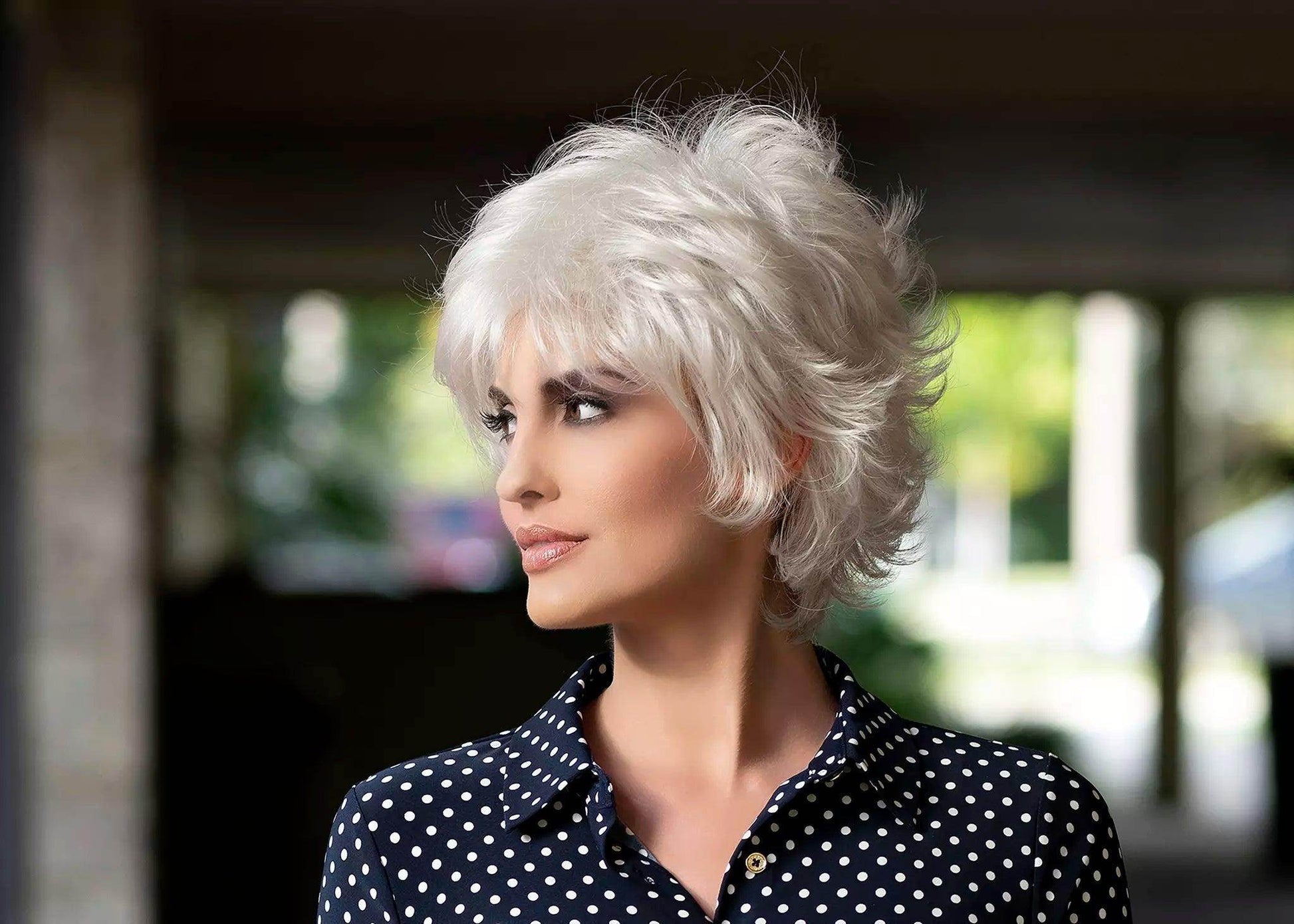 PT Petite Alyssa Open Top Synthetic Wig - Image Maker Wigs Online