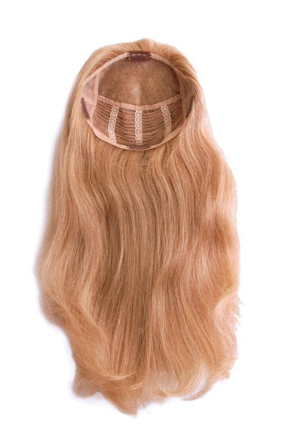 Style  307 - H | Fall / Human 16" Remi hair fall / larger 3/4 demi - cap coverage | Look of Love - Image Maker Wigs Online