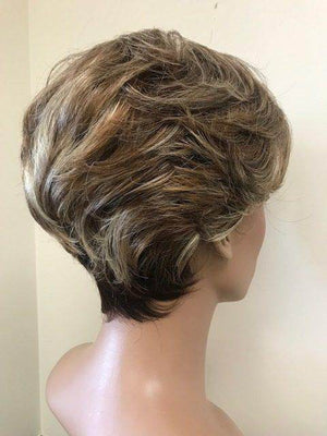 STYLE 600 - S Wig Lady Diana, Illusion front hairline Look of Love - Image Maker Wigs Online