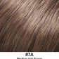 STYLE HBT - XTRA - Extra large topper, can pull some of own hair through base, integration hairpiece made of kanekalon fiber; base 5"X5"&nbsp; Look of Love - Image Maker Wigs Online