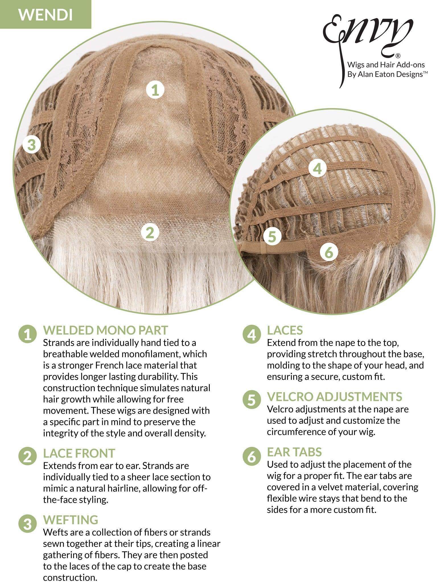 Wendi Synthetic Lace Front Wig Mono Part - Image Maker Wigs Online