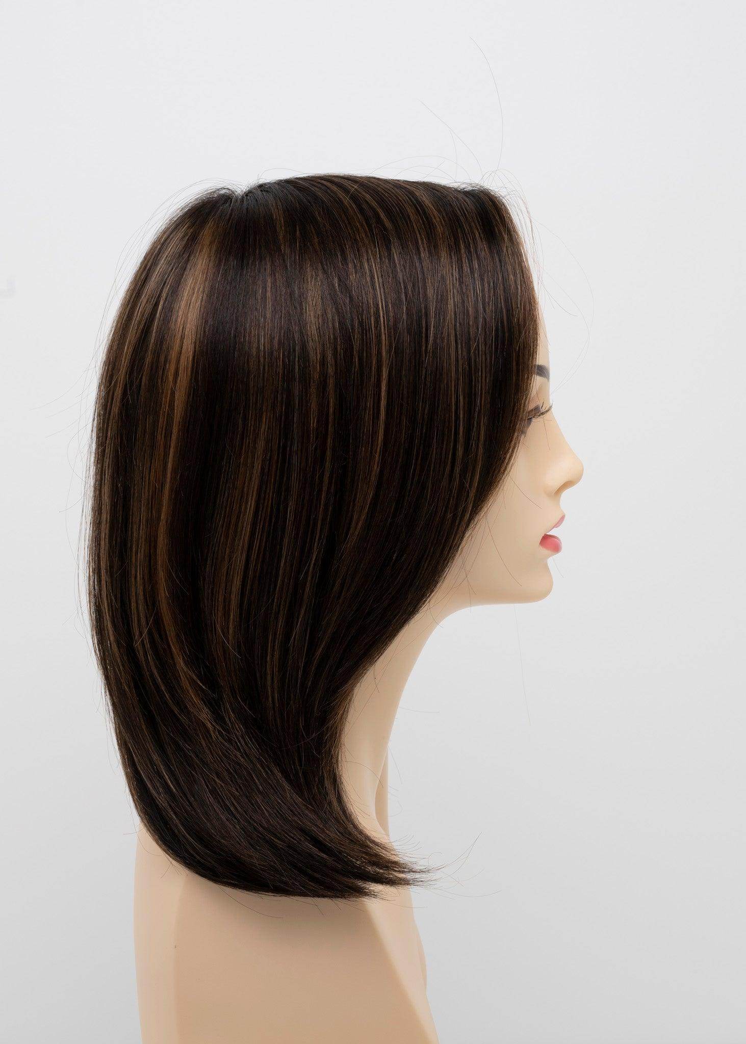 Zoey Human Synthetic Blend Lace Front Mono Top Hand tied Wig - Image Maker Wigs Online