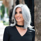 Zoey Human Synthetic Blend Lace Front Mono Top Hand tied Wig - Image Maker Wigs Online